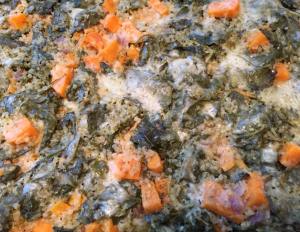 Kale quinoa sweet potato bake